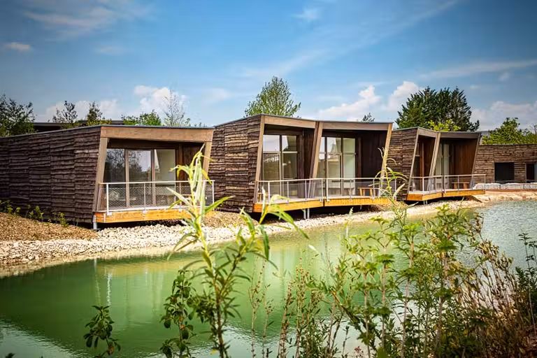 Habitaciones del hotel Ecolodgee en Futuroscope