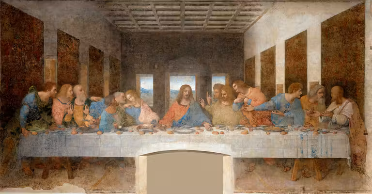 Fresco ‘La Última Cena’ en Santa Maria delle Grazie.