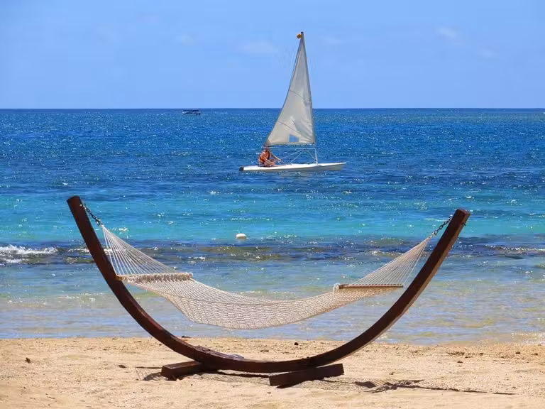 Playa de Isla Mauricio.