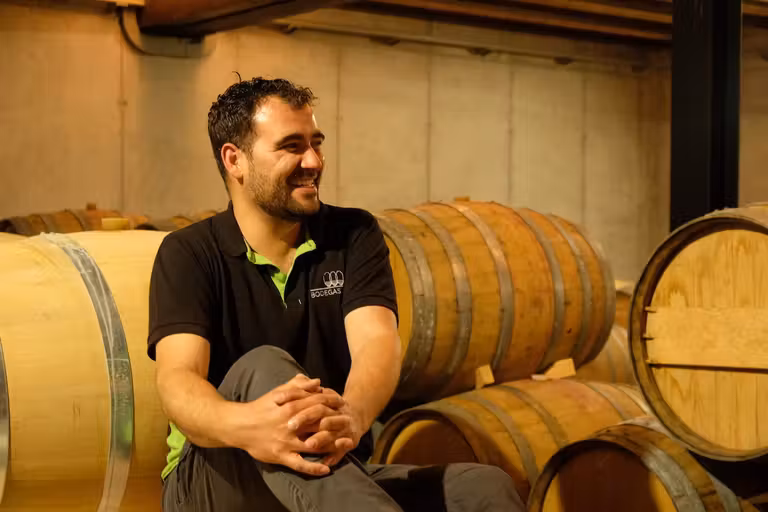 Adolfo Cano, de Bodegas Cano, en Higueruela.