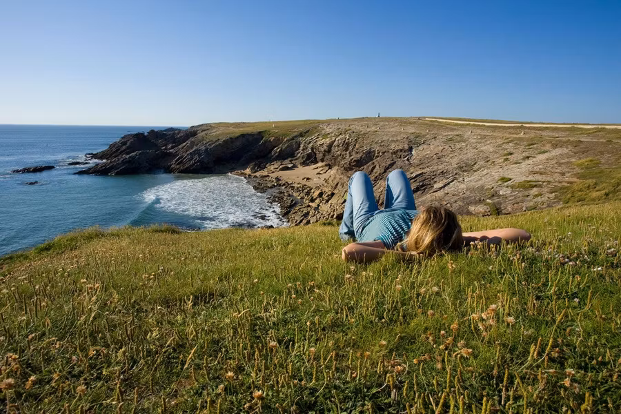 Momento de descanso en Crozon.