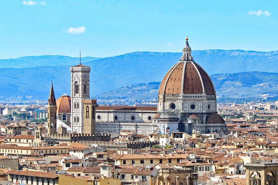 Florencia y la catedral de Santa Maria dei Fiore.