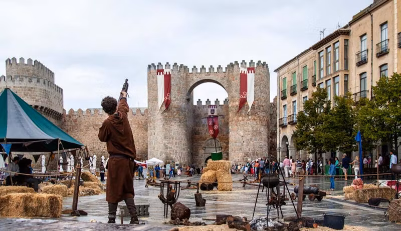 Ambientación de las Jornadas Medievales de Ávila.
