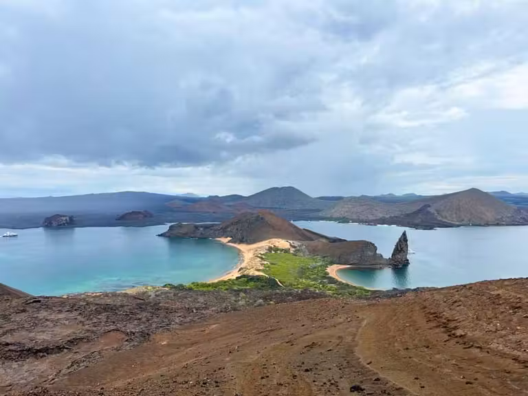 Isla Bartolomé en las islas Galápagos.