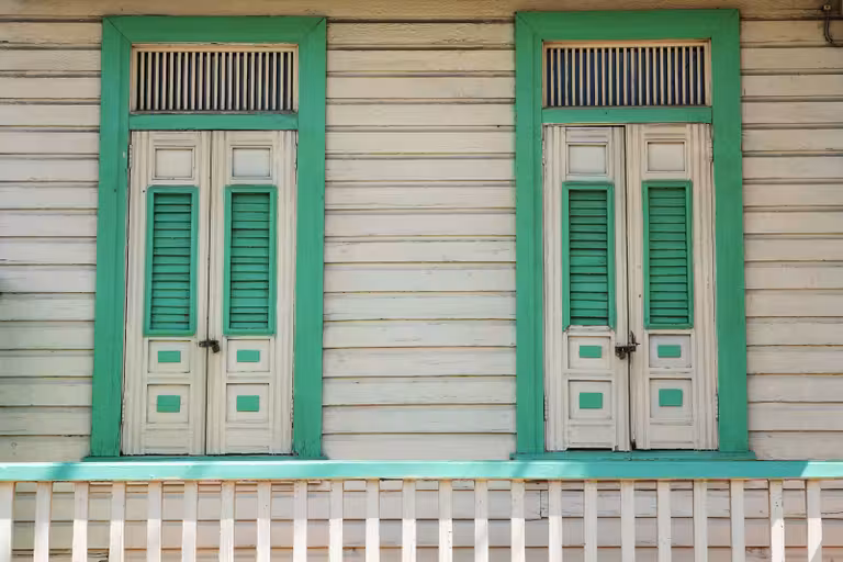 ventanas verdes en Puerto Plata