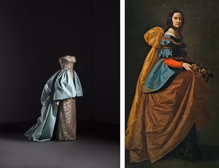 Museo del Traje de Madrid, balenciaga en thyssen