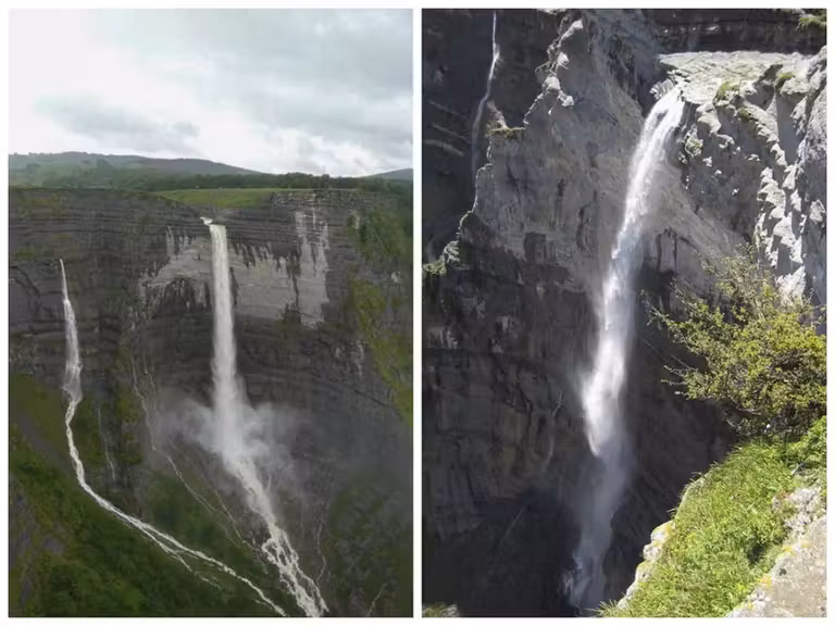 El Salto del Nervión pertenece al Monumento Natural del Monte Santiago