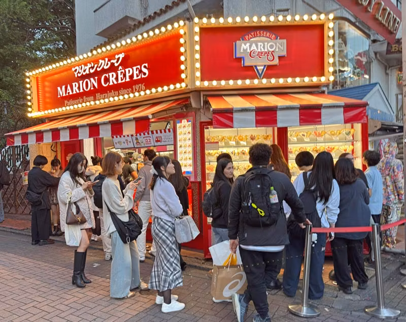 Marion Crepes, la tienda de crepes más antigua de Japón.