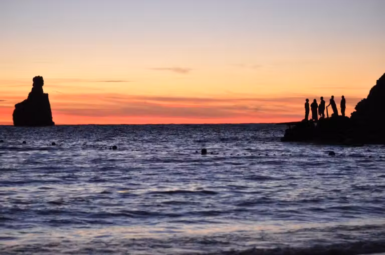 Atardecer desde Benirrás