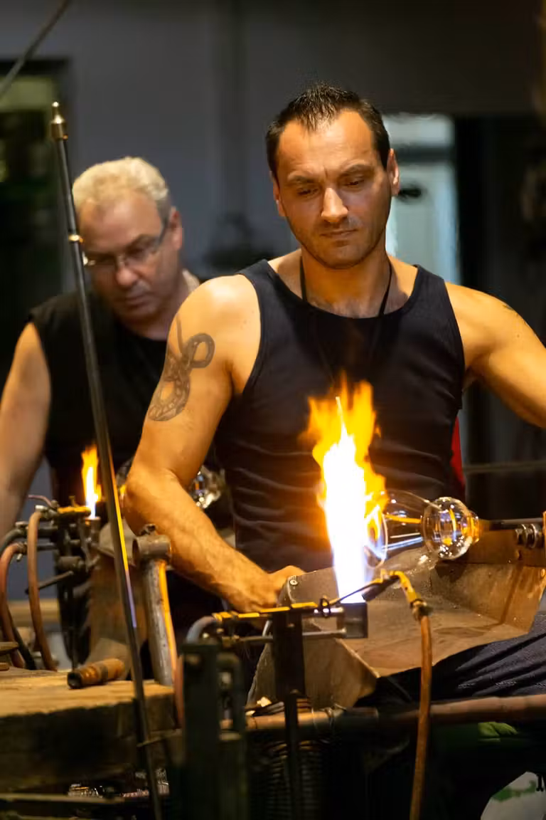 Factoría de cristal soplado Novosad a Syn