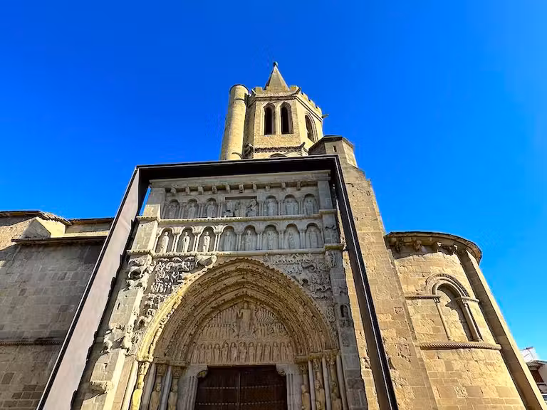 Iglesia de Santa María la Real, en Sangüesa.