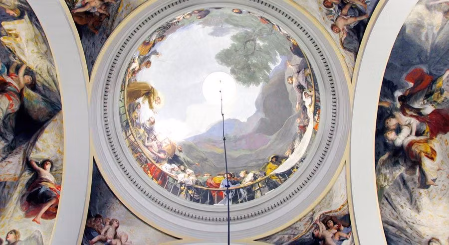 frescos de goya en ermita san antonio de la florida