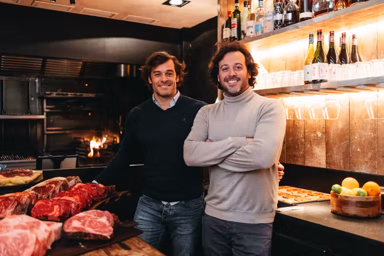 Martín y Joaquín Narvaiz del restaurante Lana.