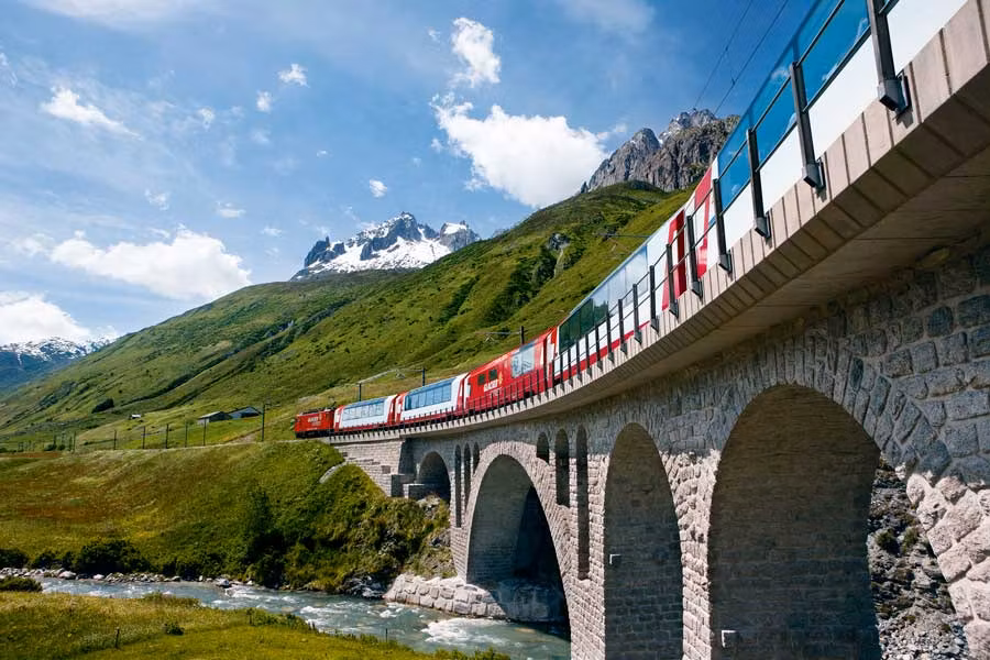 suiza en tren