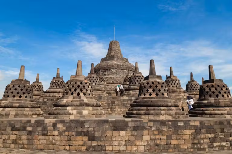 Templo budista de Borobudur.