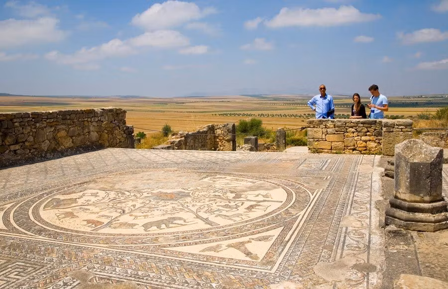 ciudad romana volubilis en marruecos