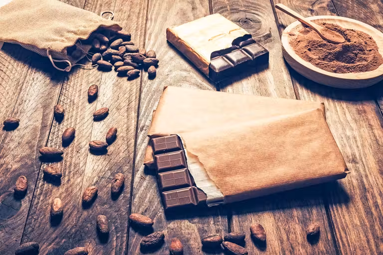 Distintos tipos de chocolate.