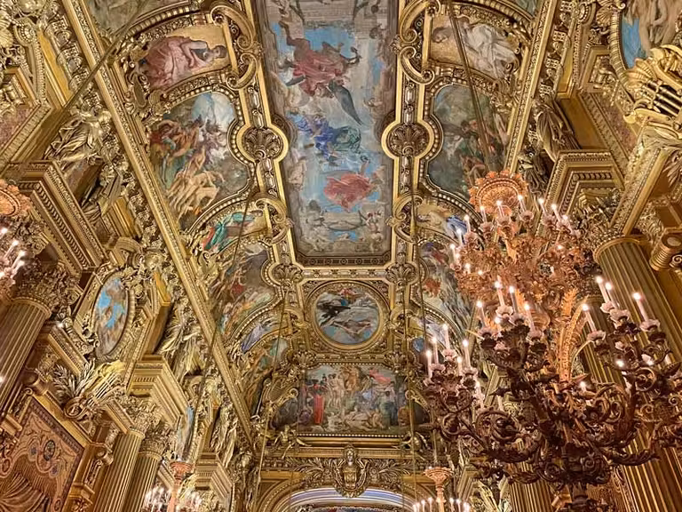 Techo de uno de los salones del Palais Garnier