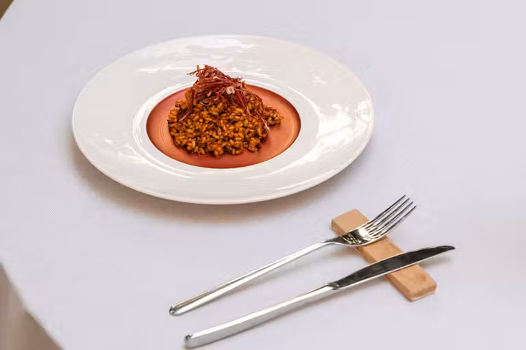 Arroz con jamón del restaurante Beluga.