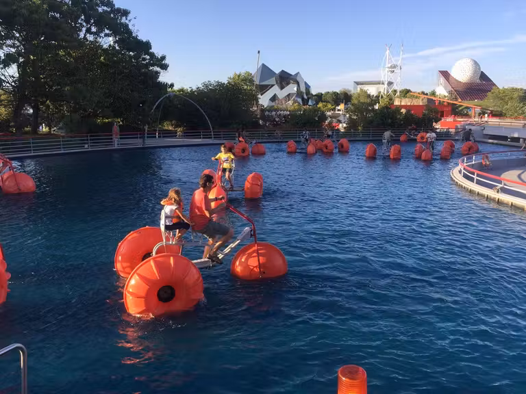 zona de atracciones al aire libre de Futuroscope