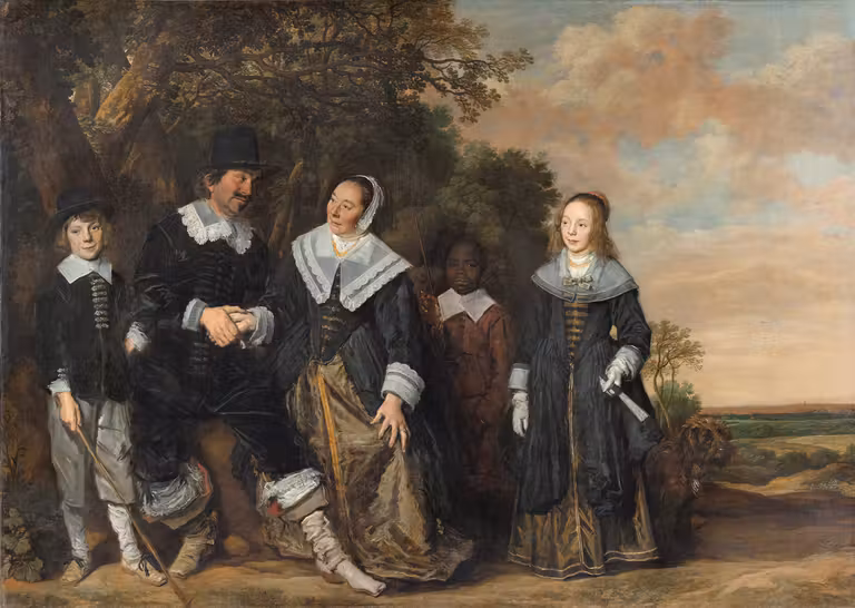 Grupo familiar ante un paisaje, Frans Hals, 1645-1648. © Museo Thyssen-Bornemisza Madrid
