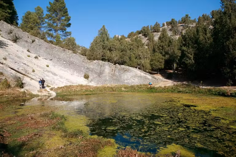 Monumento Natural La Fuentona, en Soria.