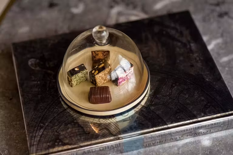 bombones en el Fairmont Tazi Palace