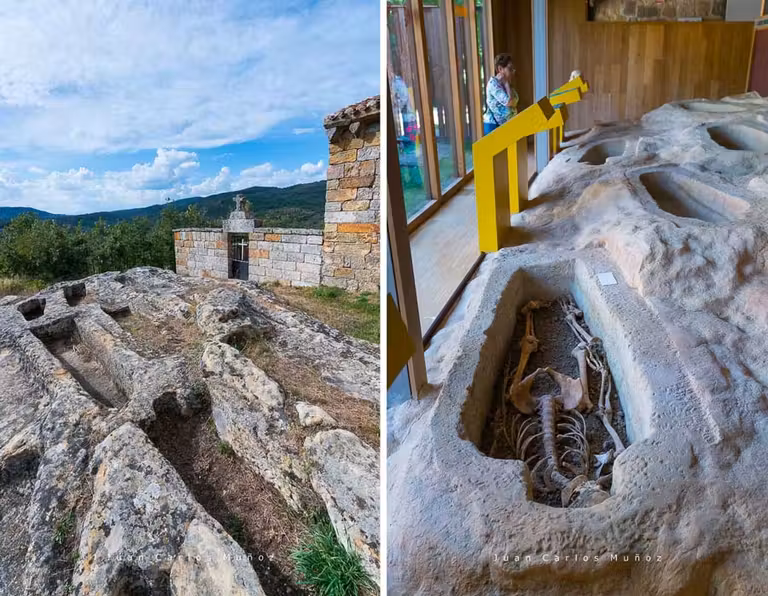 Santa Leocadia (Castrillo de Valdelomar) y Centro de Interpretación de la Arquitectura Rupestre (Santa María de Valverde).