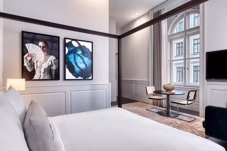 Habitación del hotel Dorothea de Budapest