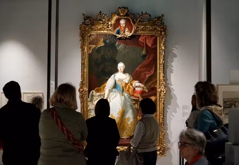 Retrato de María Teresa de Austria en el Museo de Viena.