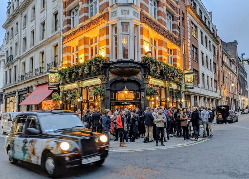 Ambiente en el SoHo de Londres.