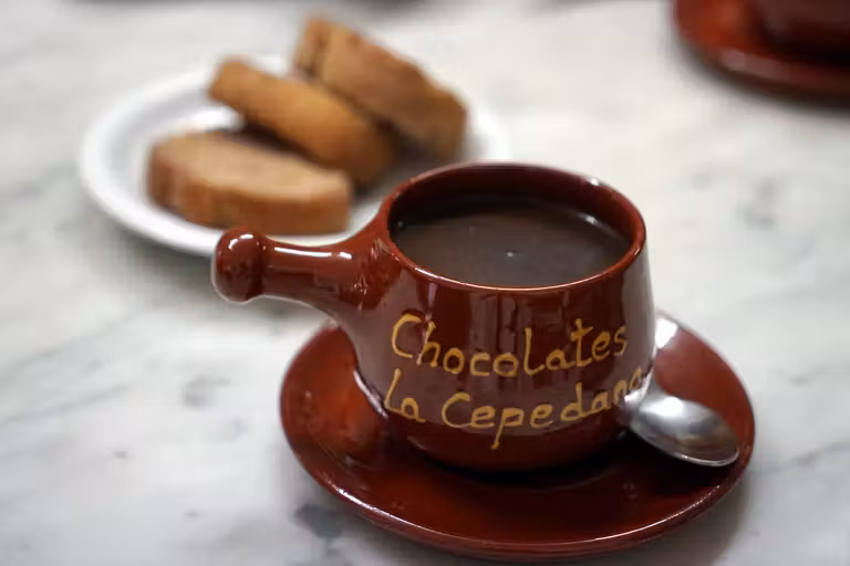 Chocolate a la taza de La Cepedana. © Yolanda Cardo