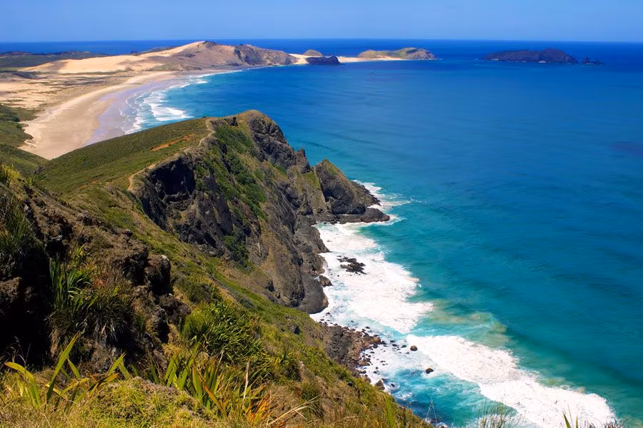 playa Te Werahi Beach en Nueva Zelanda