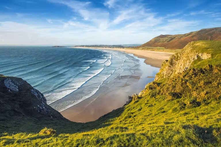 Playa de Rhossili Bay (Gales).