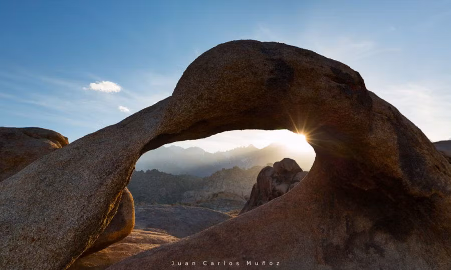 Atardecer en Alabama Hills.