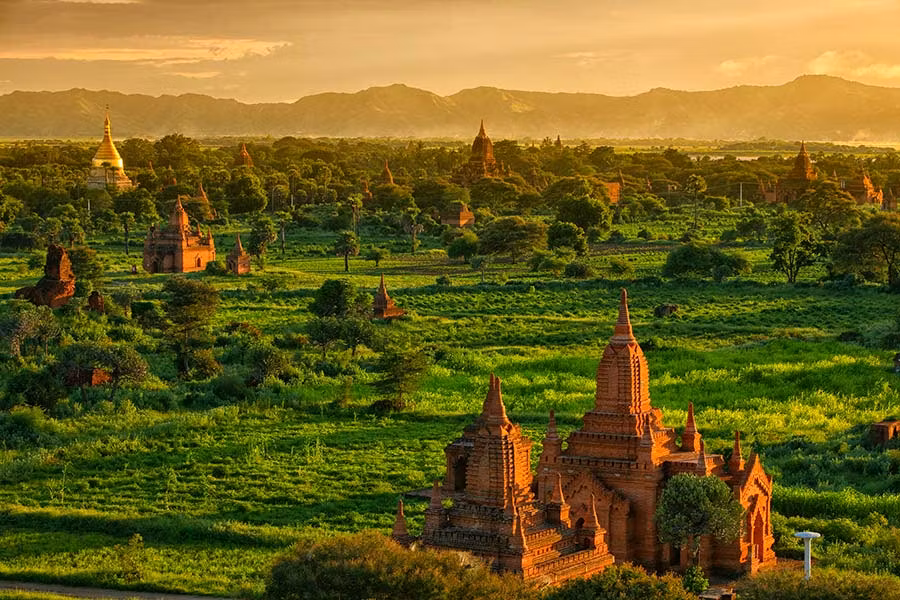 Pagodas de Bagan.