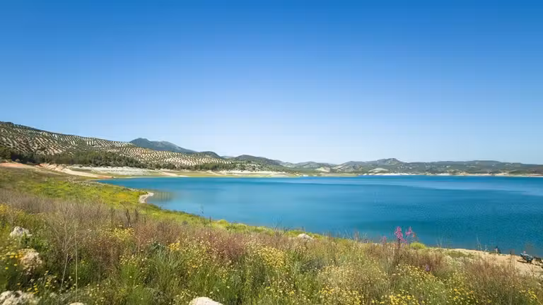 Embalse de Iznájar.