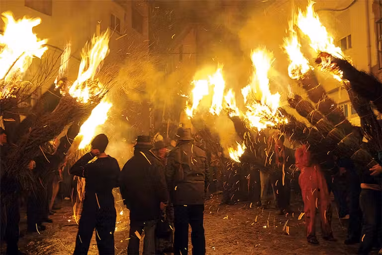 Fiesta de Los Escobazos en Jarandilla de la Vera.