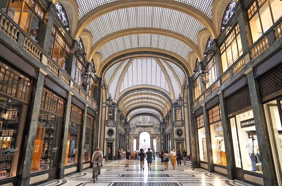 La galería San Federico.