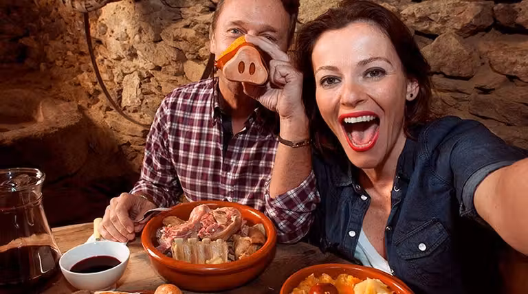 furancho en las fiestas de san blas de vigo