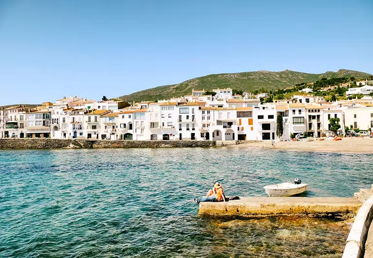 casas blancas en Cadaqués