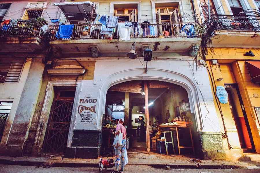 Casa popular en La Habana.