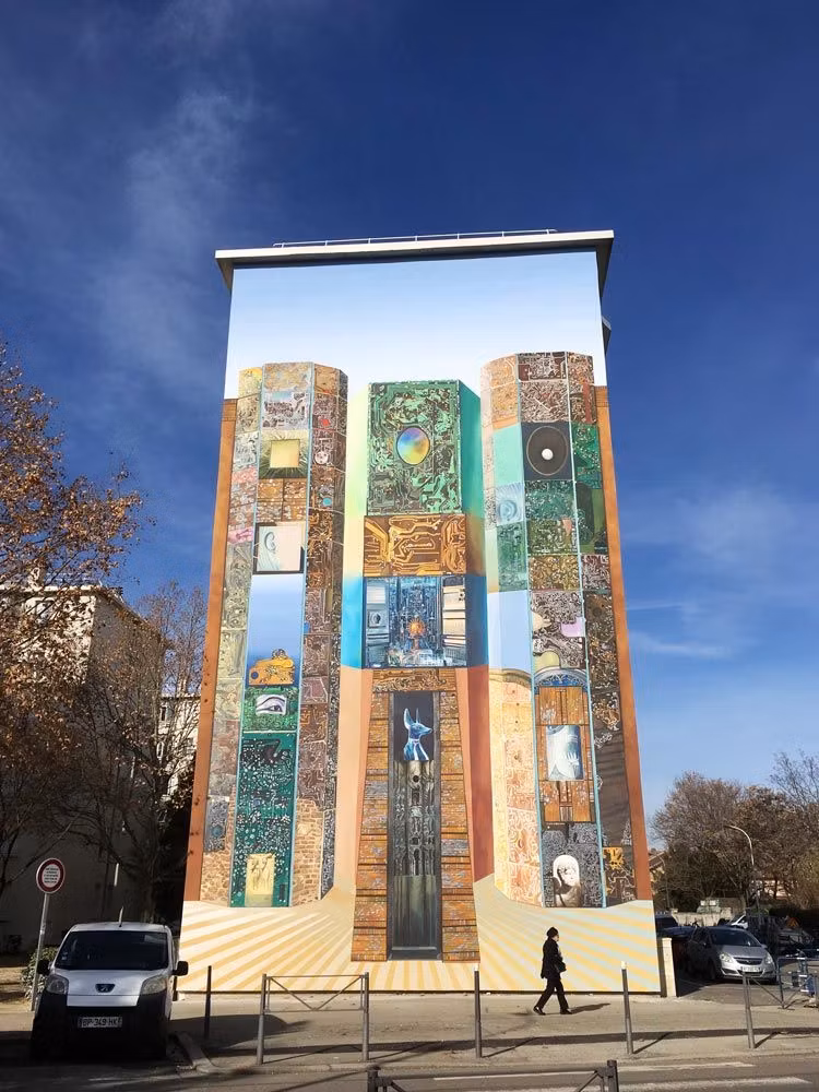 mural Egipto en lyon