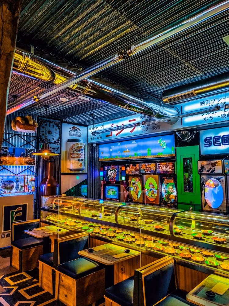 restaurante Running Sushi regalo original para el Dia de la Madre