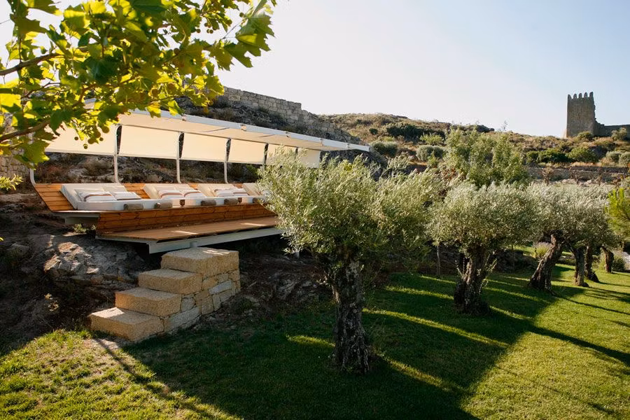 Jardín del hotel Casas do Coro