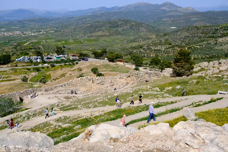 Yacimiento arqueológico de Micenas.