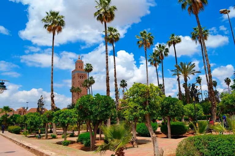 Minarete de la mezquita de la Koutoubia.