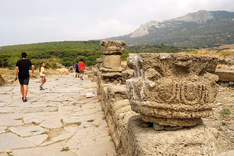 calzada romana, baelo claudia, ruinas bolonia
