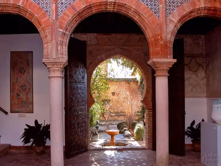 Puerta morisca en el palacio de Mondragón