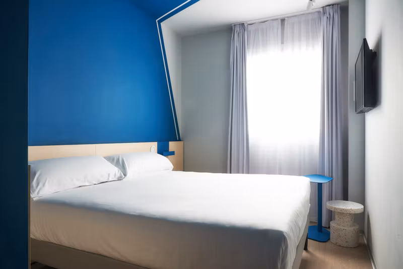 Habitación del hotel ibis budget Vitoria-Gasteiz.